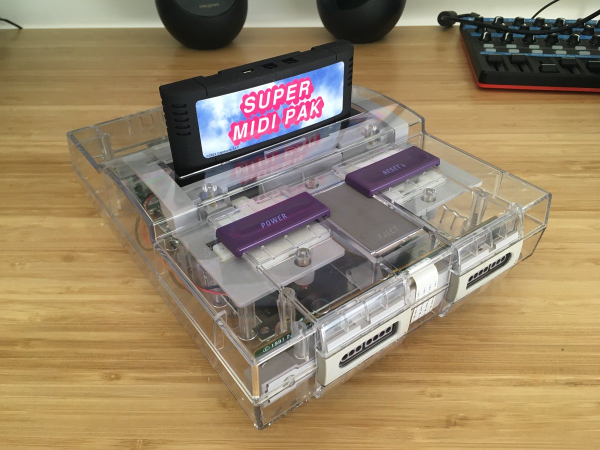 NTSC Super Nintendo (Transparent)